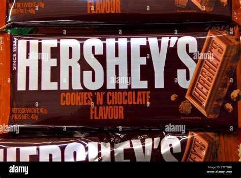 The Hershey Foods Company manufactures chocolate 